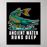 Alligator-Gar-Angler Vintage-Distressed Süßwasser