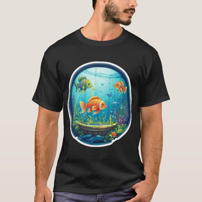 Alligator-Gar-Monsterfischpfleger T-Shirt (Vorderseite)