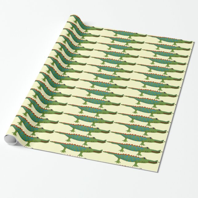 Alligator Geschenkpapier (Ungerollt)