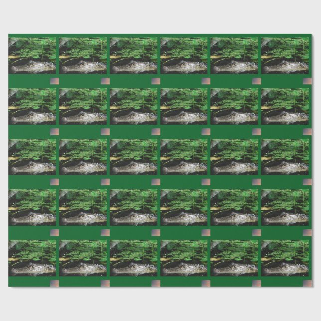 Alligator-Geschenkpapier Geschenkpapier (Flach)