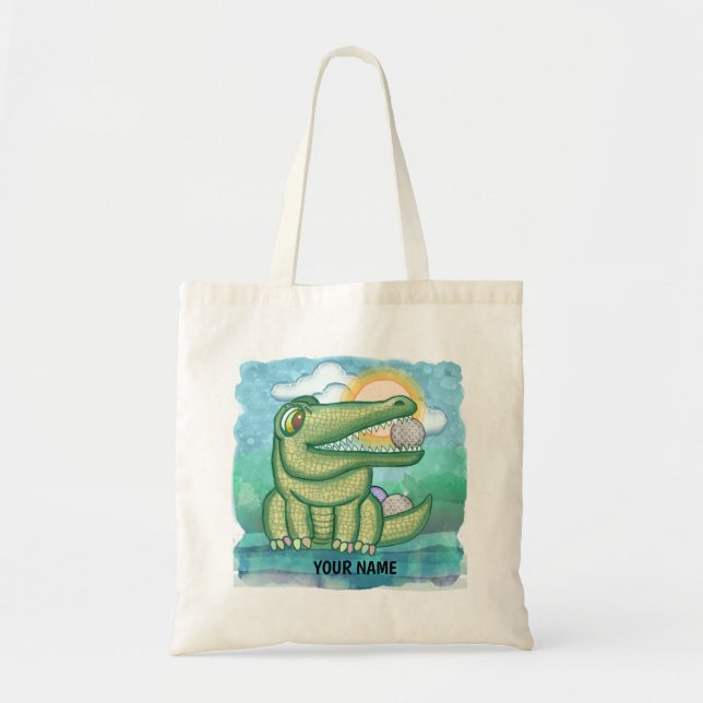 Alligator Golf Tragetasche (Vorne)