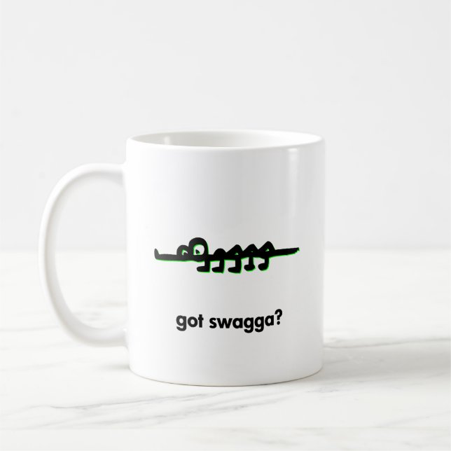 Alligator got swagga kaffeetasse (Links)