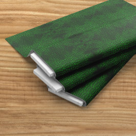 Alligator Green Imitats Leather Stoff