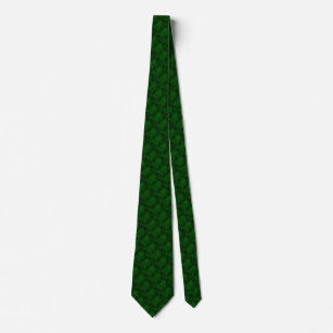 Alligator Green Imitats Leder ・ doppelseitig Krawatte