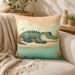Alligator-Inspiriert Pillow Kissen
