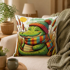 Alligator-Inspiriert Pillow Kissen
