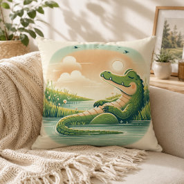 Alligator-Inspiriert Pillow Kissen