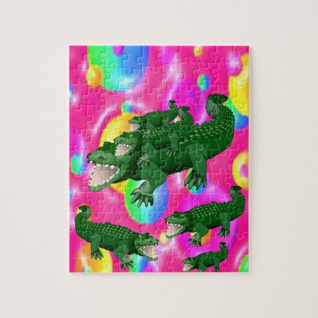 Alligator Jigsaw Puzzle (Vertical)