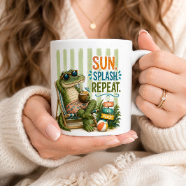 Alligator  Jumbo-Tasse