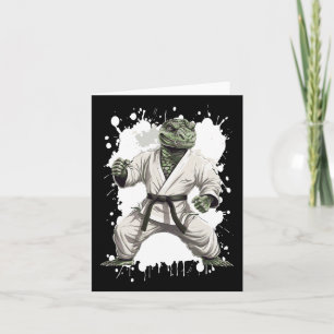 Alligator Karate Animal Fighter Judo Karte