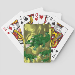 Alligator-Kartenspiel Spielkarten