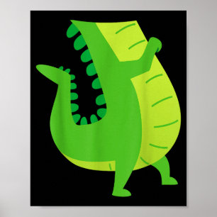 Alligator-Kostüm - Gator Krokodil Zoo Tierliebhabe Poster