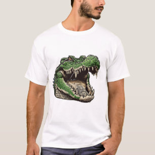 Alligator, Krokodil, Reptil T-Shirt