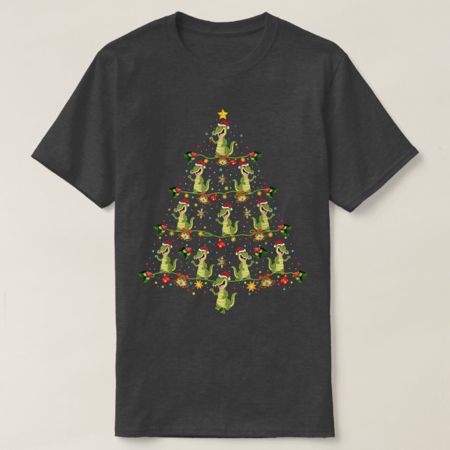 Alligator Lover Xmas Matching Santa Alligator Chri T-Shirt (Design vorne)