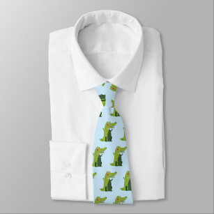 Alligator lustig krawatte