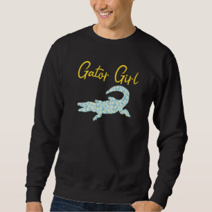 Alligator Mädchen Alligator Tierpfleger Krokodil Sweatshirt
