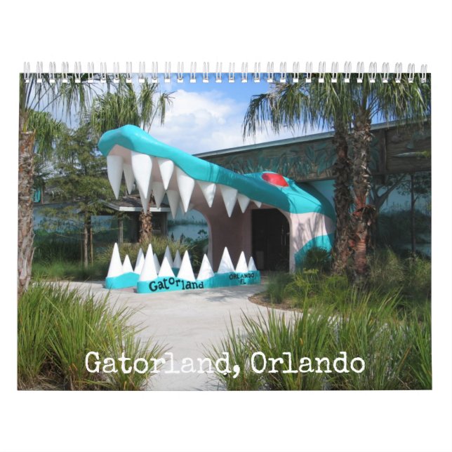 Alligator Park in Orlando Calendrier du mur (Protection)