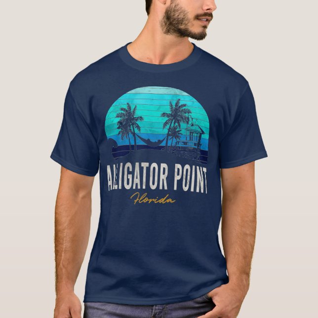 Alligator Point Florida Vacation Beach Sunset T-Shirt (Vorderseite)