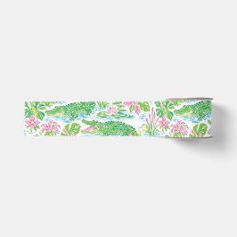 Alligator Preppy Palm Beach Musterdruck Ripsband