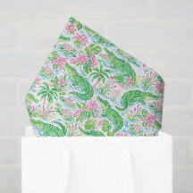 Alligator Preppy Palm Beach Musterdruck