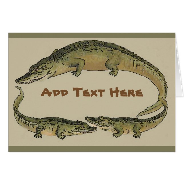 Alligator-Runde (Vorderseite (Horizontal))