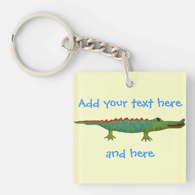 Alligator Schlüsselanhänger (Vorderseite)