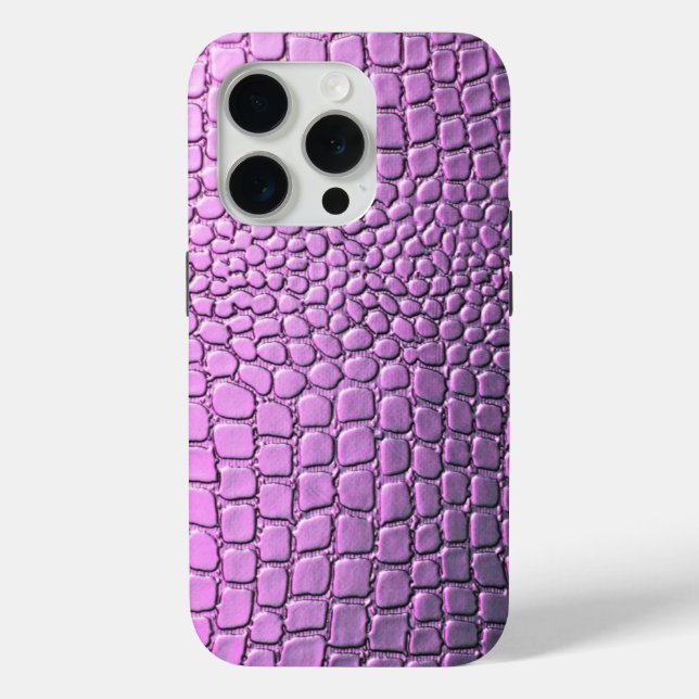 Alligator Skin iPhone 15 Fall Case-Mate iPhone Hülle (Rückseite)