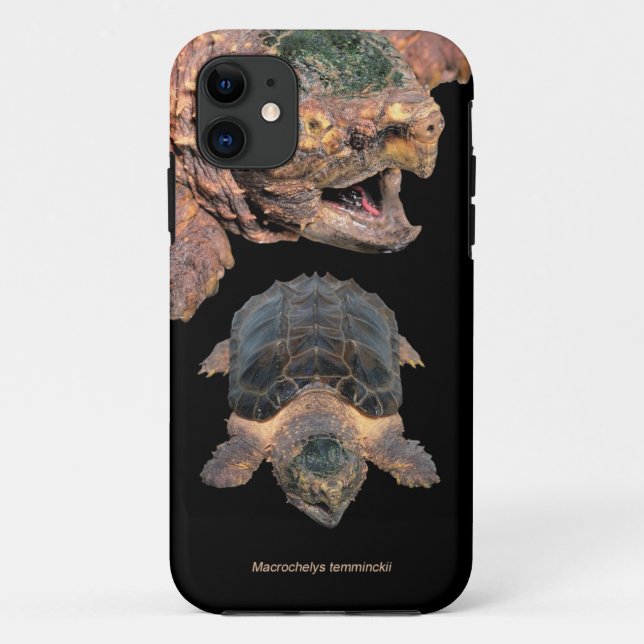 Alligator snapping turtleのiPhone Case,No.2 Case-Mate iPhone Hülle (Rückseite)