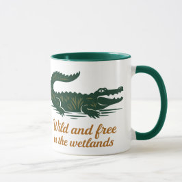 Alligator Swamp Nature Graphic Tee Tasse