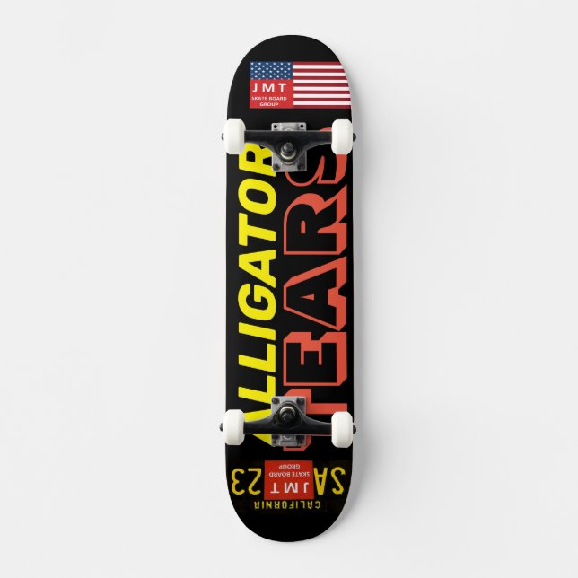 ALLIGATOR TEARS Skateboard (Vorderseite)