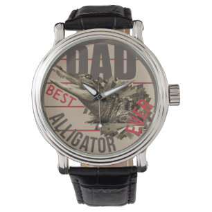 Alligator-Vater je Armbanduhr