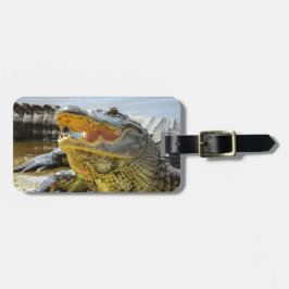 Alligator. Vertraulich Gepäckanhänger