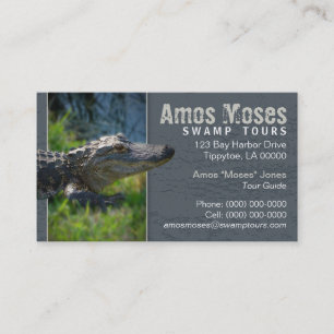 Alligator Visitenkarte