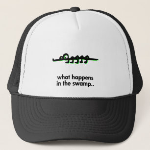 Alligator, was im Sumpf passiert Truckerkappe
