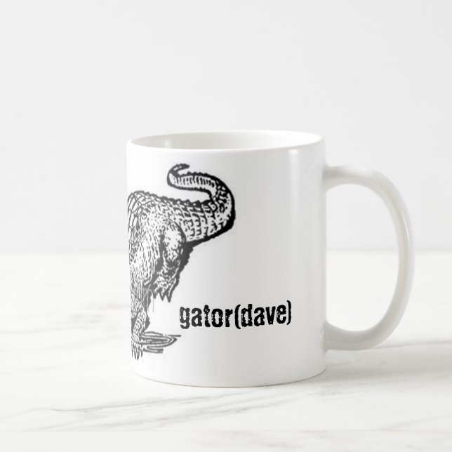 Alligatordave-Tasse Kaffeetasse (Rechts)