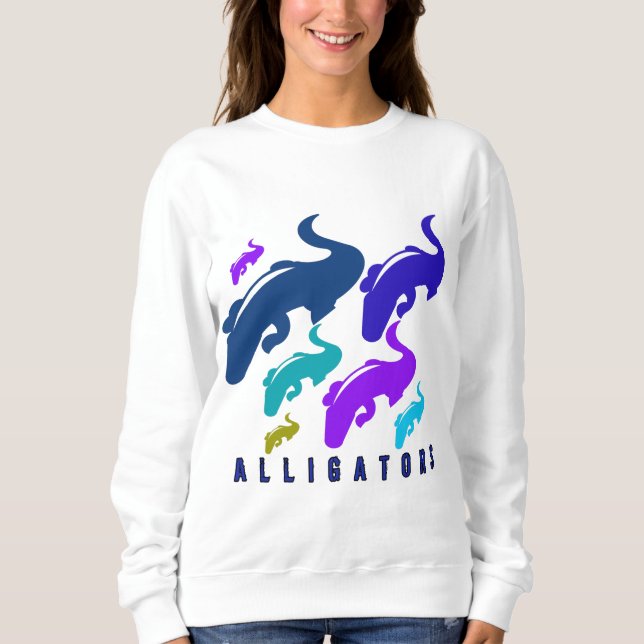 Alligatoren Sweatshirt (Vorderseite)