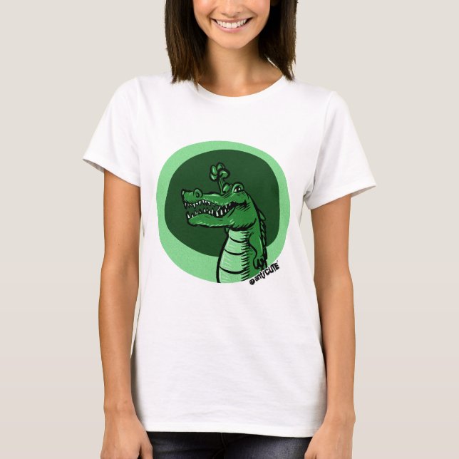 Alligatorengrün T-Shirt (Vorderseite)