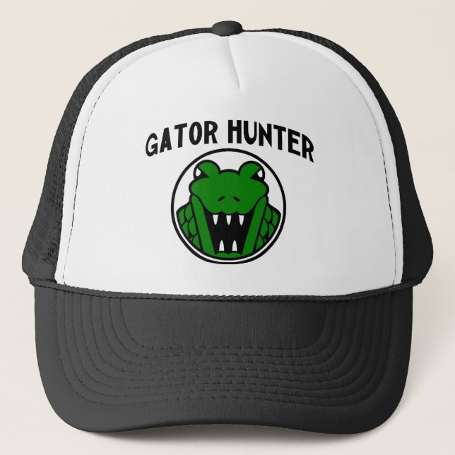 Alligatorjäger-Symbol Truckerkappe (Vorderseite)