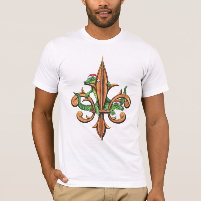AlligatorLilien-WeihnachtsT - Shirt (Vorderseite)