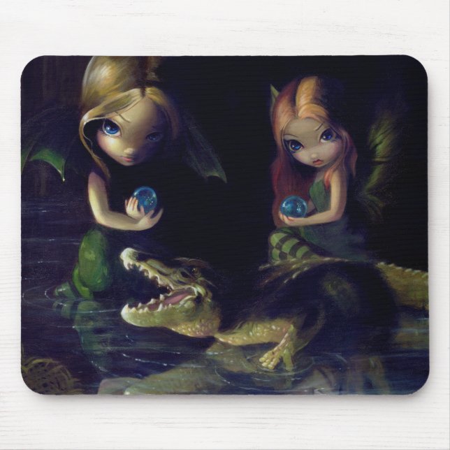 "Alligatormagie" Mousepad (Vorne)