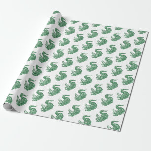 Alligatorpackpapier Geschenkpapier