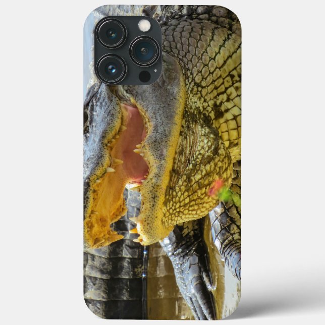 Alligatorportrait. Angesicht Case-Mate iPhone Hülle (Rückseite)