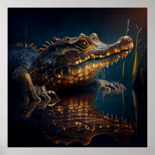 Alligatorposter Poster