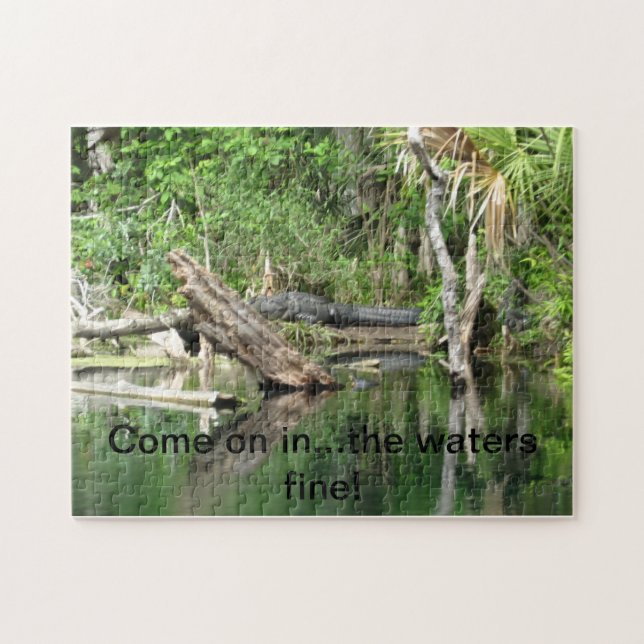 Alligatorpuzzlespiel (Horizontal)