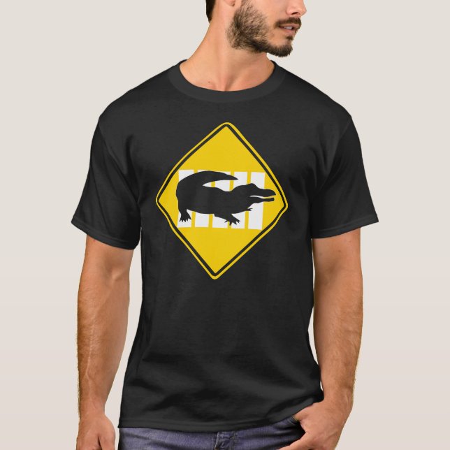 ALLIGATORVERKEHRSSCHILD T-Shirt (Vorderseite)