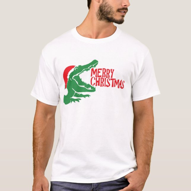 AlligatorweihnachtenT - Shirt (Vorderseite)
