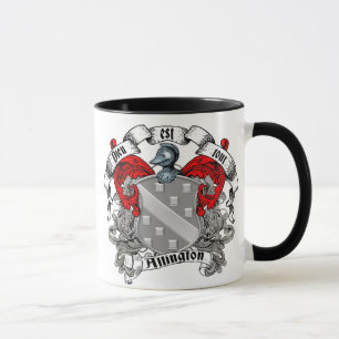 Allington Familienwappen Tasse