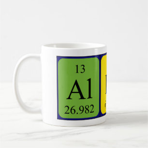 Allira Namen-Tasse periodischer Tabelle Kaffeetasse