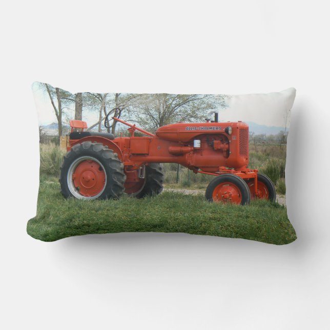 Allis Chalmer Traktor-Kissen Lendenkissen (Vorderseite)