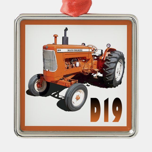 Allis-Chalmers D19 Ornament Aus Metall (Vorne)